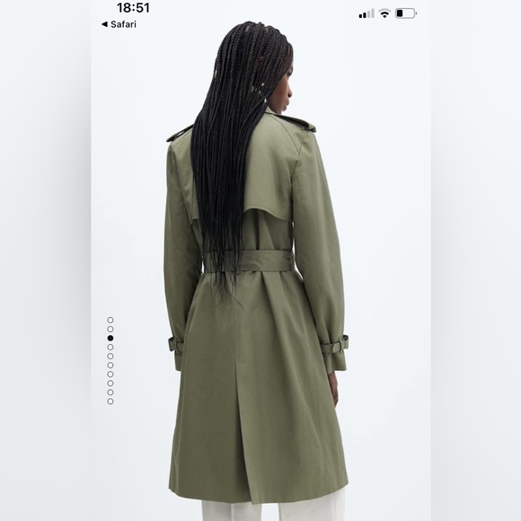 Classic Trench Coat with Belt from Mango - Picture 3 of 7